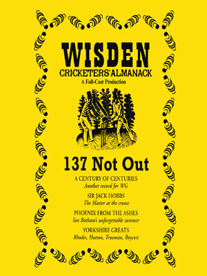 cover image of Wisden